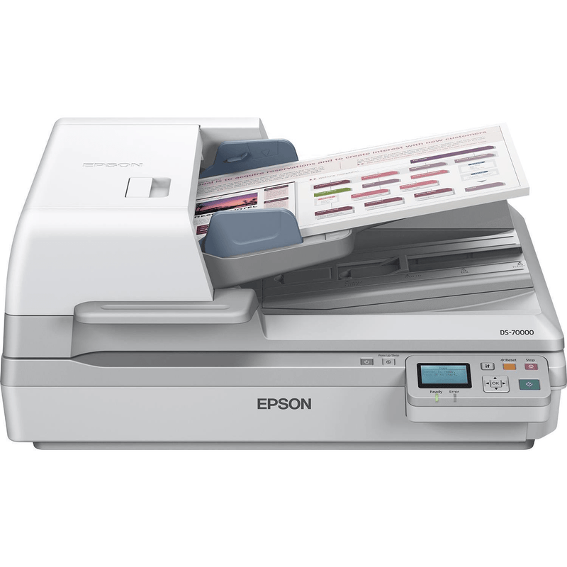 Epson WorkForce DS-70000N Up To 70 ppm 600 x 600 dpi A3 Flatbed and ADF Scanner B11B204331BT