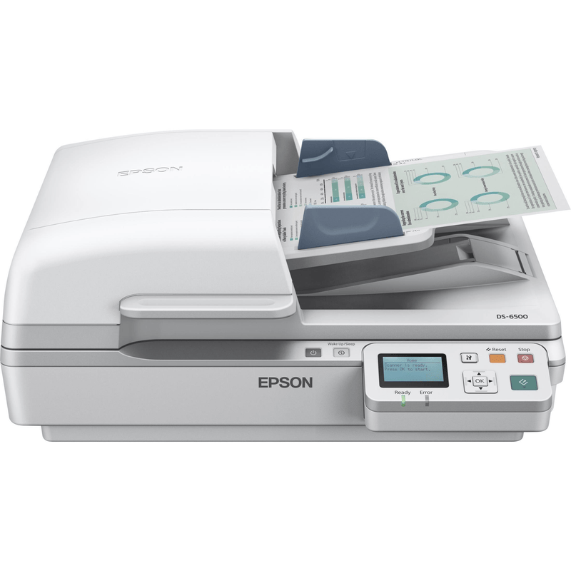 Epson WorkForce DS-7500N Up to 40 ppm 1200 x 1200 dpi A4 Flatbed and ADF Scanner B11B205331BT