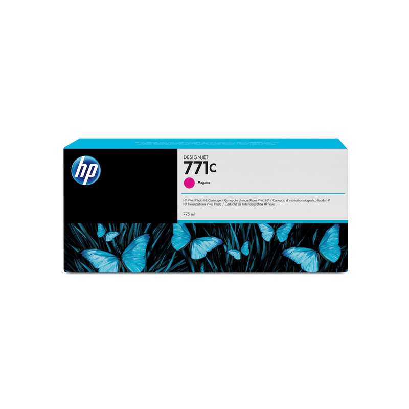 HP 771C 775-ml DesignJet Magenta Printer Ink Cartridge Original B6Y09A Single-pack