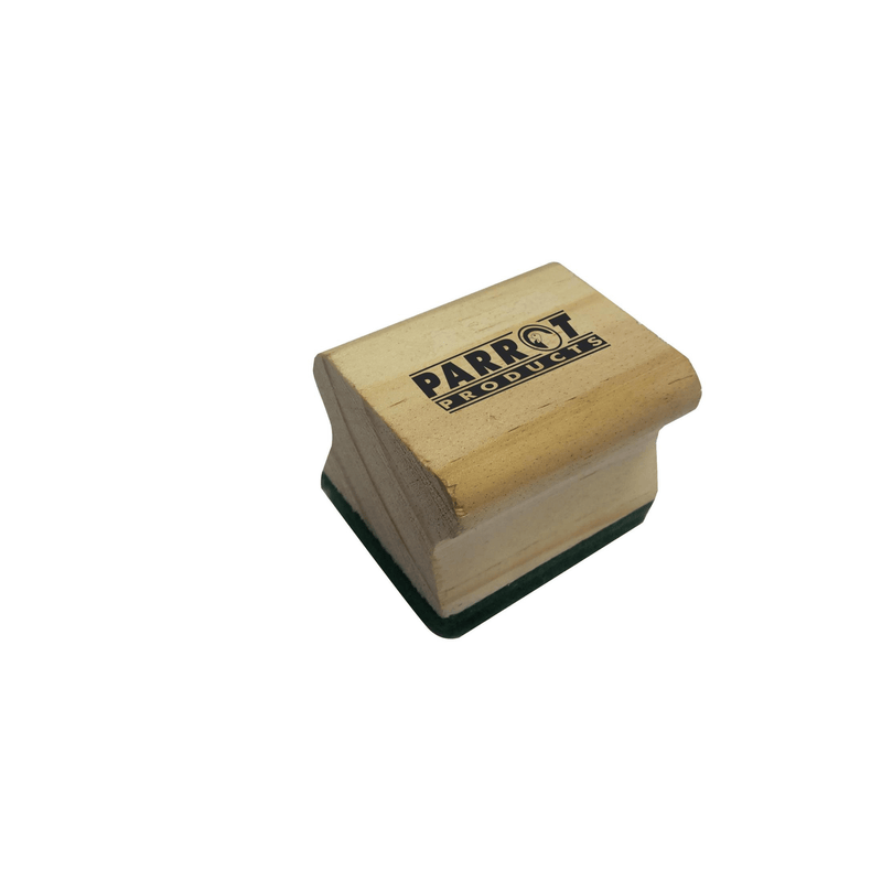 Parrot Wood Chalk Board Duster 50x35mm Green 10-pack BA0118