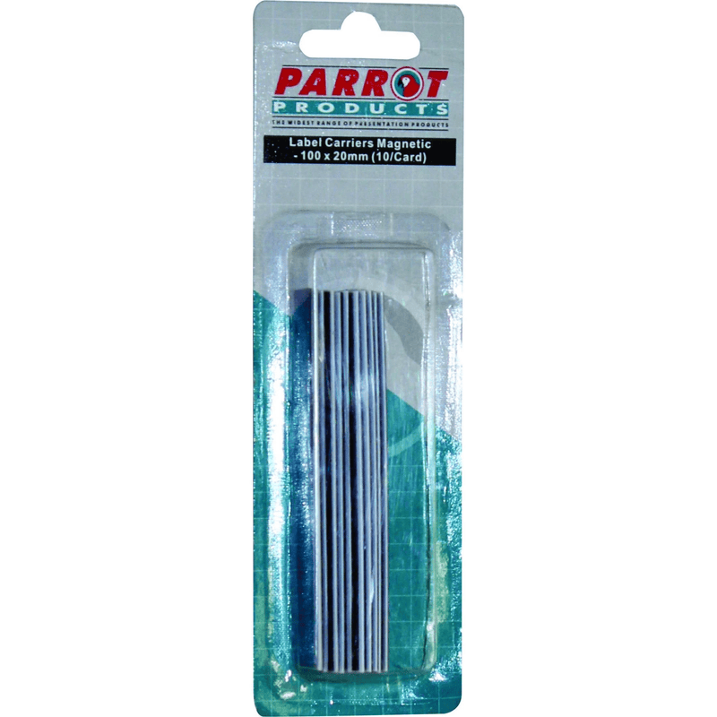 Parrot Magnetic Label Carriers 20x100mm 10-pack BA1132