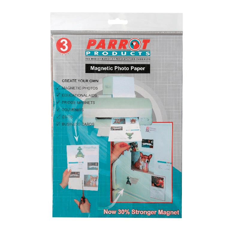 Parrot Magnetic Flexible Photo Paper A4 3 Sheets BA1197