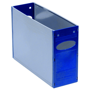 Fellowes Bankers Box Plastic Containers Solid Container Blue - 4pack BB-SP-CONT-BLU