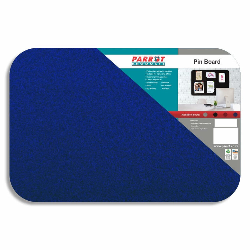 Parrot Adhesive Pin Board (No Frame - 600*450mm - Blue)