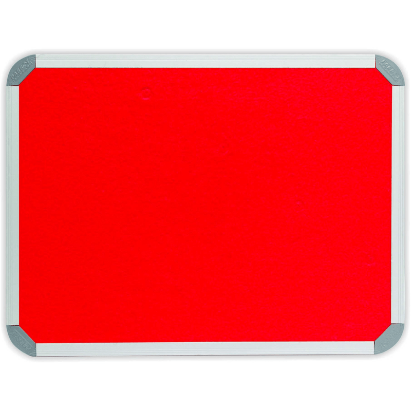 Parrot Info Board Aluminium Frame 1000x1000mm Red BD0744R