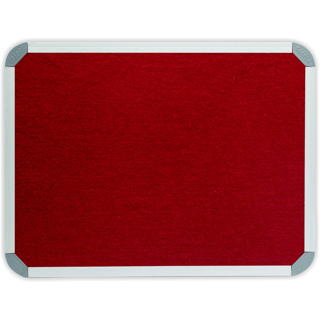 Parrot Info Board Aluminium Frame 1000x1000mm Burgandy BD0744U