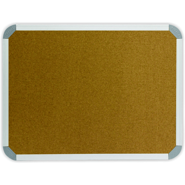 Parrot Info Board Aluminium Frame 1200x1000mm Cork BD0748K