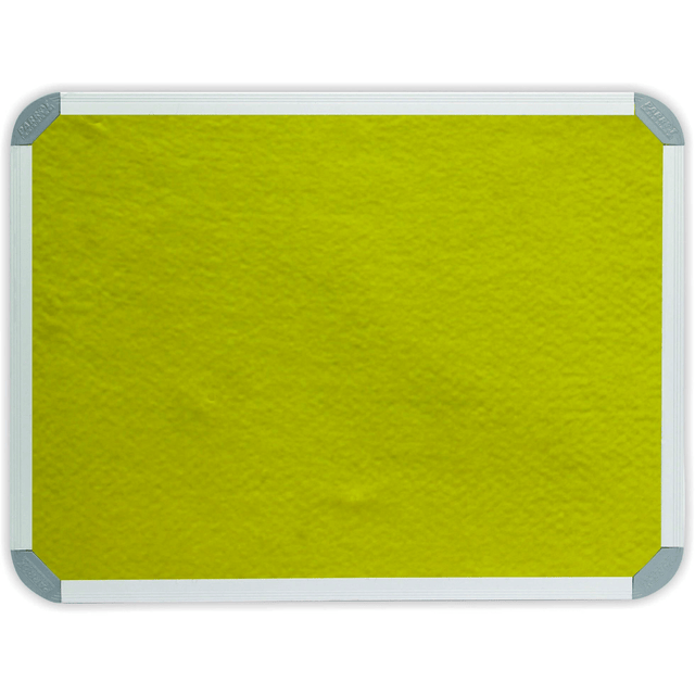 Parrot Info Board Aluminium Frame 3000x1200mm Yellow BD0784Y