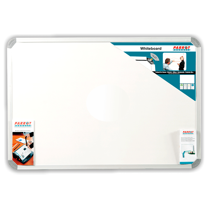 Parrot Non-Magnetic Whiteboard 900x600mm BD1225