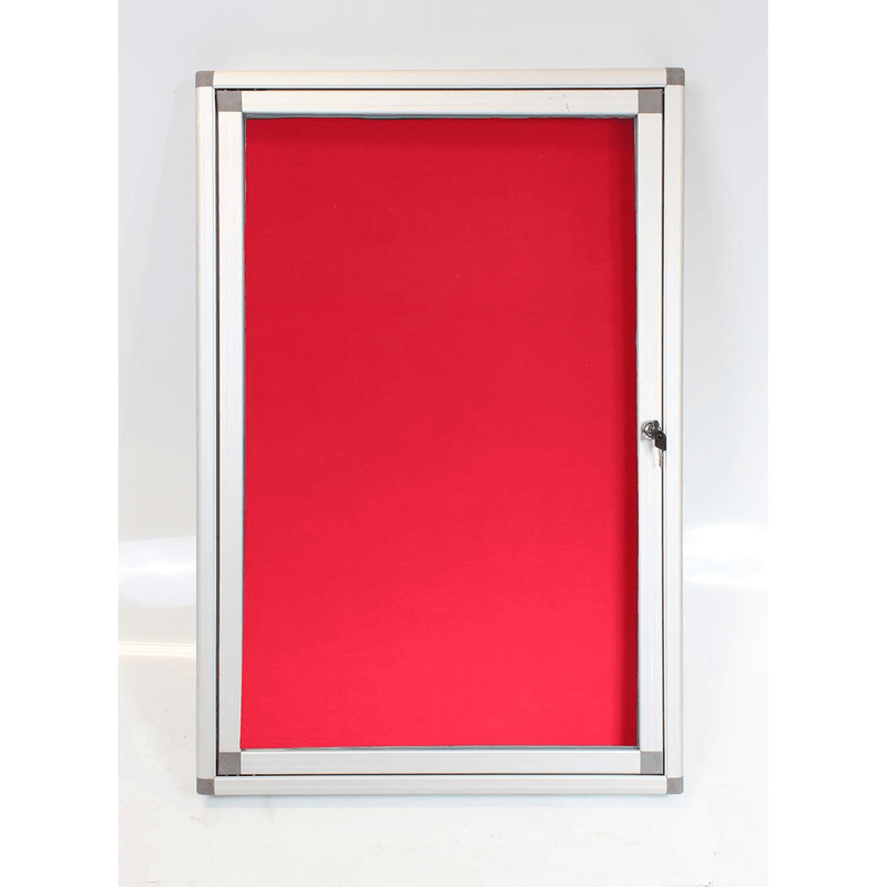 Parrot Hinged Pinning Display Case 900x600mm Red BD3825R