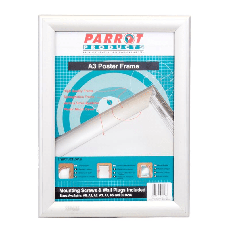 Parrot Poster Frame A3 480x360mm Single Sided Mitred Corner BG1003