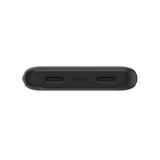Belkin BoostCharge 10000mAh 3-Port Power Bank with USB-A to USB-C Cable Black BPB011BTBK