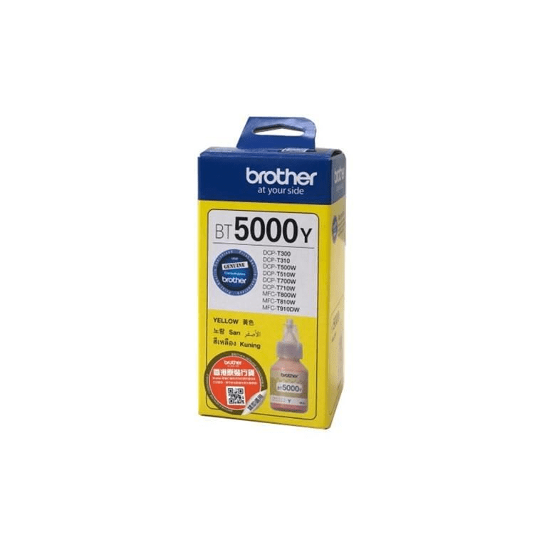 Brother Yellow Extra High Yield Printer Refill Ink Original BT-5000Y Single-pack