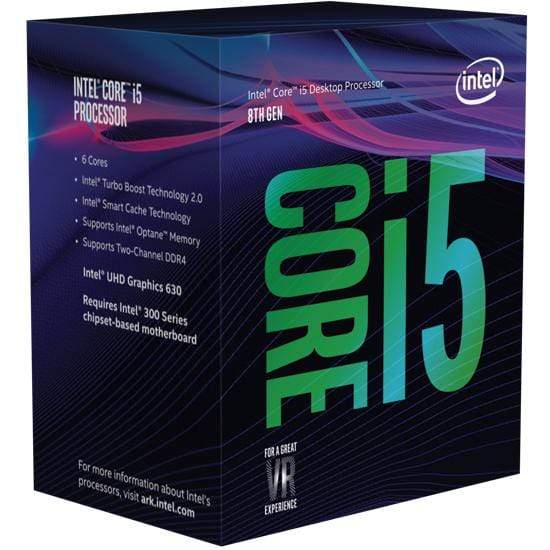 Intel I5 8400 CPU - 8th Gen Core i5-8400 6-core LGA 1151 (Socket H4) 2.8GHz Processor BX80684I58400