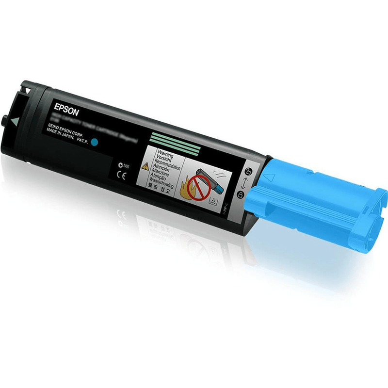 Epson AcuLaser C1100N CX11NF CX11NFC CX11NFCT CX11NFT Cyan Toner Cartridge 1,500 Pages Original C13S050193 Single-pack