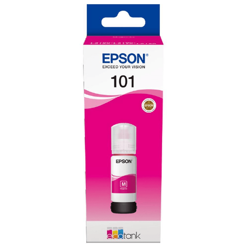 Epson 101 EcoTank Bottle Magenta Printer Ink Cartridge Original C13T03V34A Single-pack