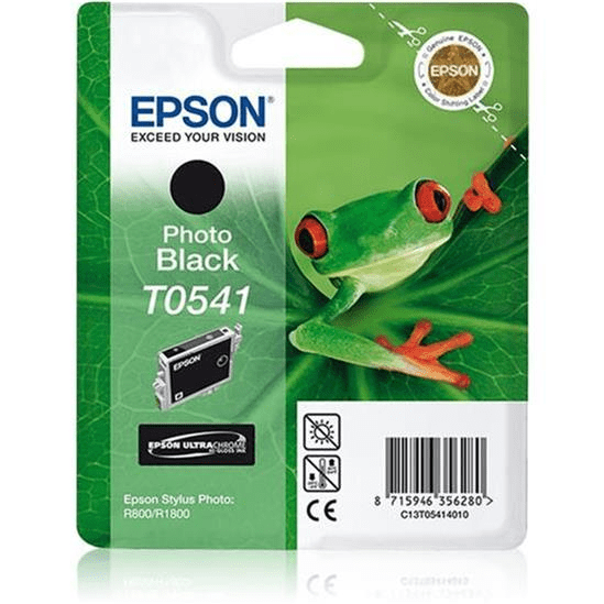 Epson T0541 Photo Black Printer Ink Cartridge Original C13T05414010 Single-pack