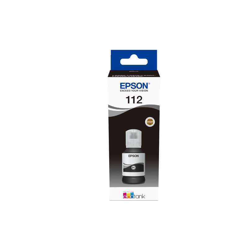 Epson EcoTank 112 Pigment Black Ink Cartridge Original C13T06C14A Single-pack C13T06C14A