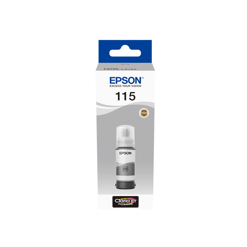 Epson 115 Ink Bottle Grey EcoTank Original 70ml Single-pack C13T07D54A