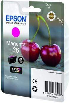 Epson 36 Magenta Printer Ink Cartridge Original C13T36834A10 Single-pack