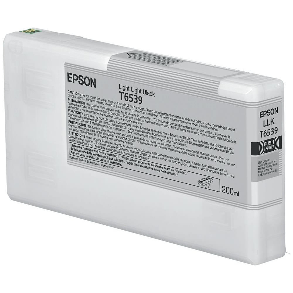 Epson T6539 Light Black Printer Ink Cartridge Original C13T653900 Single-pack