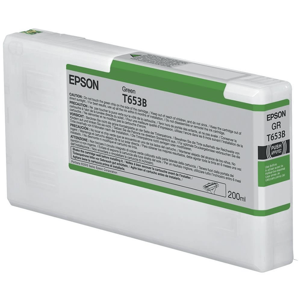 Epson T653B Green Printer Ink Cartridge Original C13T653B00 Single-pack