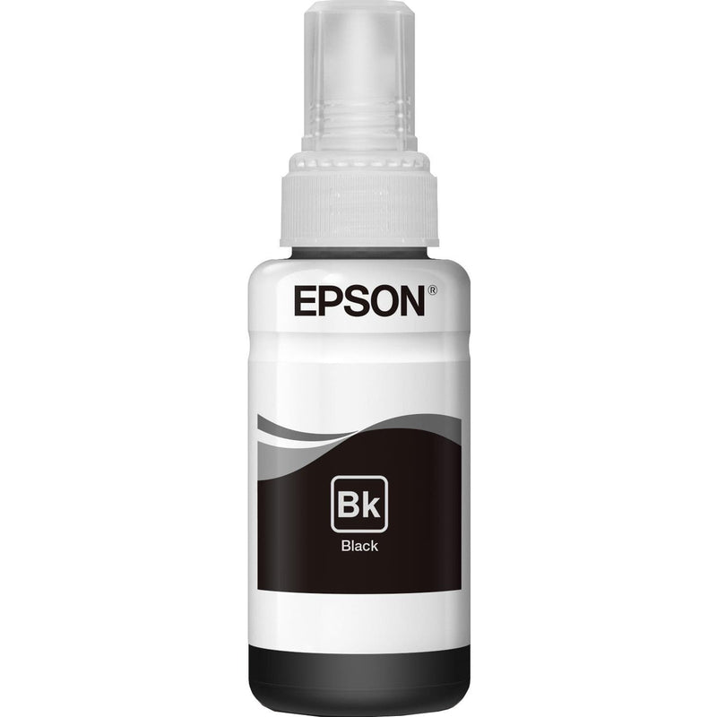 Epson T6641 Black Ink Bottle Ecotank 70ml Original Refill C13T664140