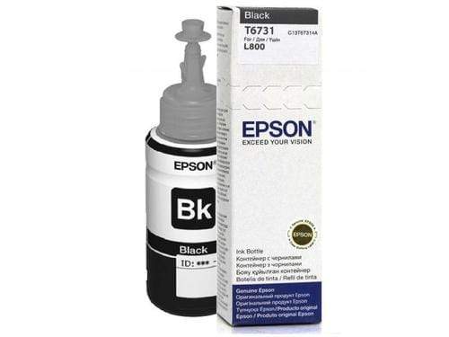 Epson T6731 Bottle 70-ml Photo Black Printer Ink Cartridge Original C13T67314A Single-pack