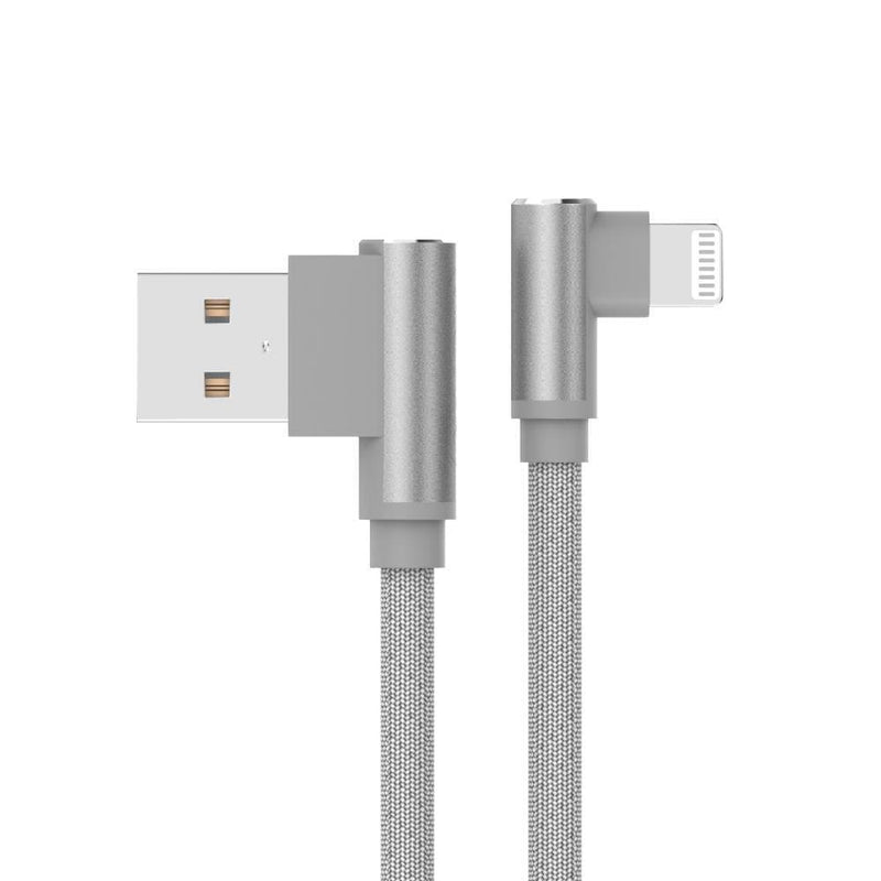 Unitek 1m Right Angle USB-A to Lightning Cable C14055GY