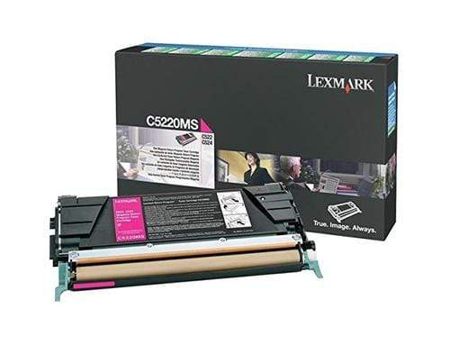 Lexmark C5220MS Magenta Toner Cartridge 3,000 Pages Original Single-pack