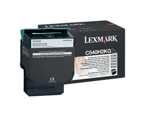 Lexmark C540H2KG Black Toner Cartridge 2,500 Pages Original Single-pack