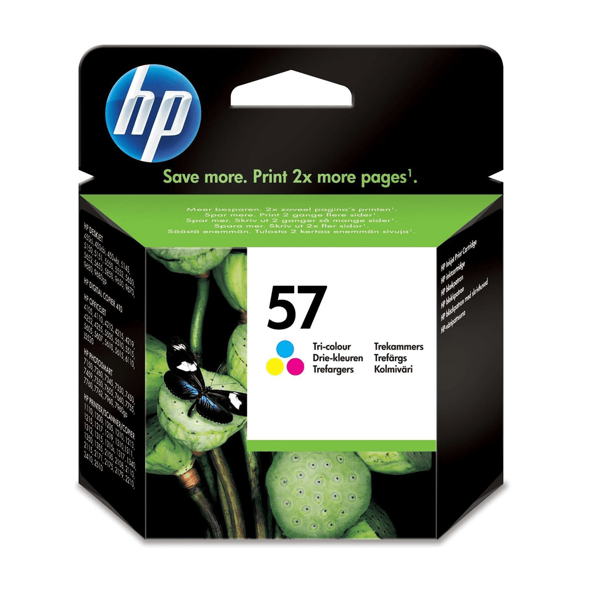 HP 57 Cyan, Magenta, Yellow Printer Ink Cartridge Original C6657AE Single-pack