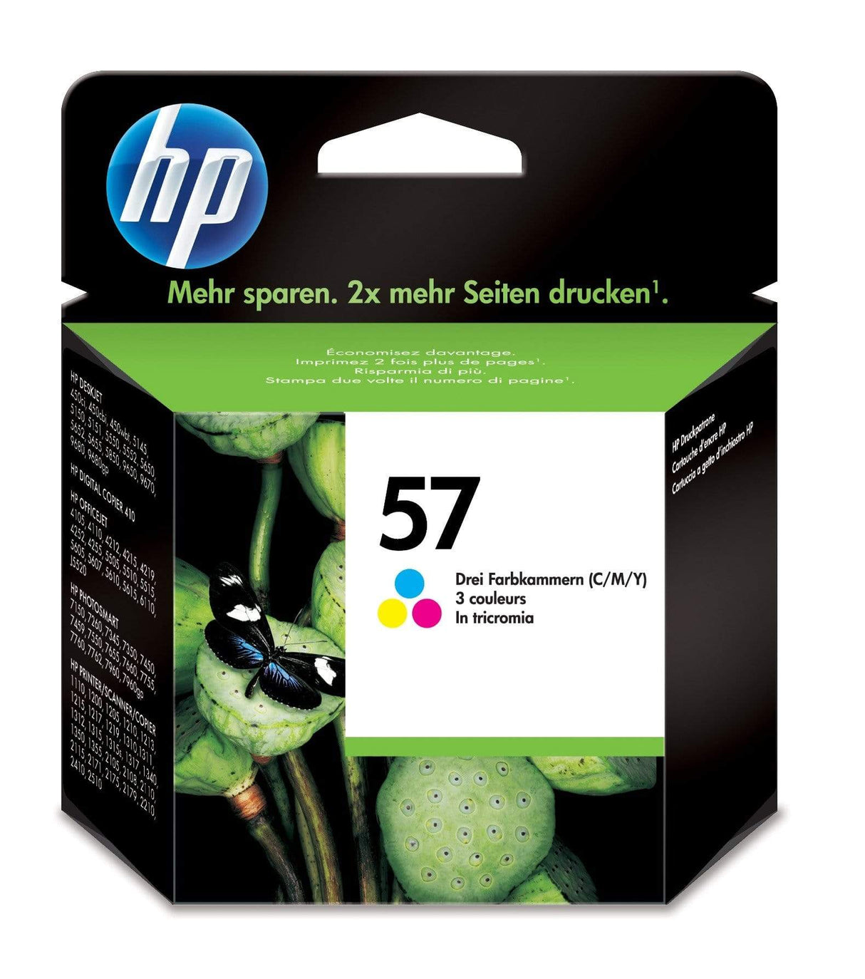 HP 57 Cyan, Magenta, Yellow Printer Ink Cartridge Original C6657AE Single-pack