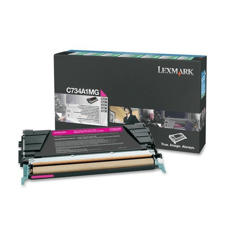 Lexmark C734A1MG Magenta Toner Cartridge 6