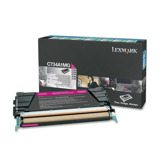 Lexmark C734A1MG Magenta Toner Cartridge 6