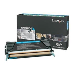 Lexmark C736H1CG Cyan Toner Cartridge 10
