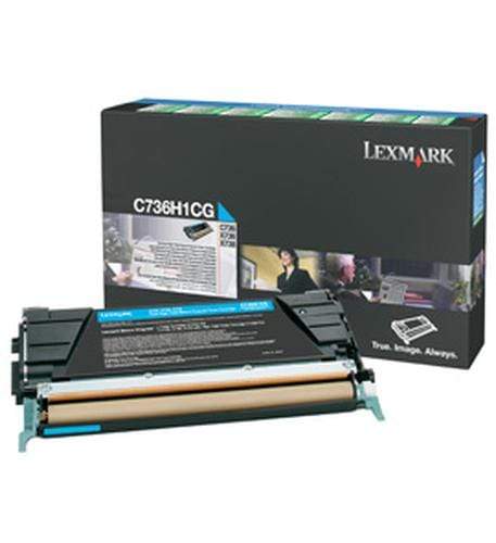 Lexmark C736H1CG Cyan Toner Cartridge 10