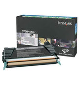 Lexmark C736H1KG Black Toner Cartridge 12,000 Pages Original Single-pack