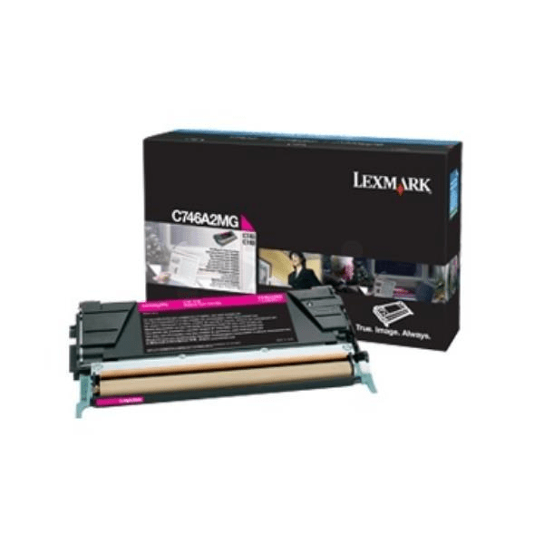 Lexmark C746A3MG Magenta Toner Cartridge 7,000 Pages Original Single-pack