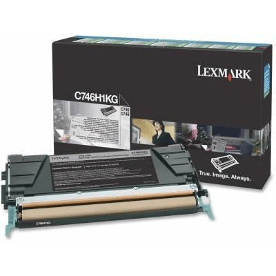 Lexmark C746H3KG Black Toner Cartridge 12,000 pages Original Single-pack