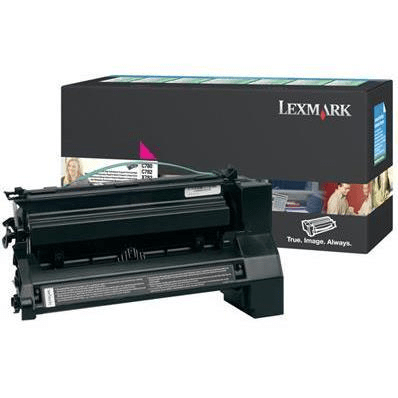 Lexmark C780 C782 Magenta Toner Cartridge 10,000 Pages Original C780H1MG Single-pack