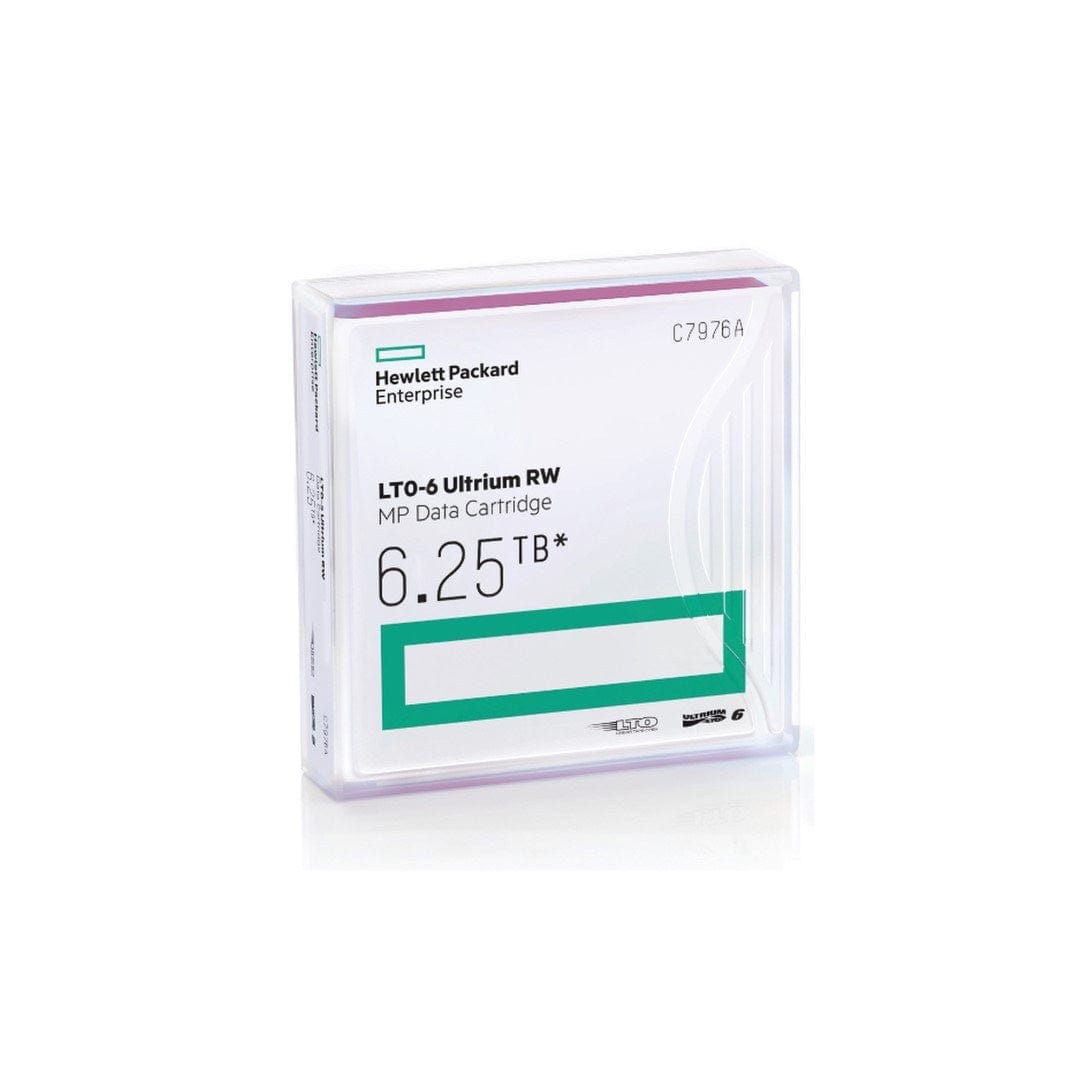 HPE LTO-6 Ultrium 6.25TB RW Data Cartridge Up to 160 MB/s Transfer