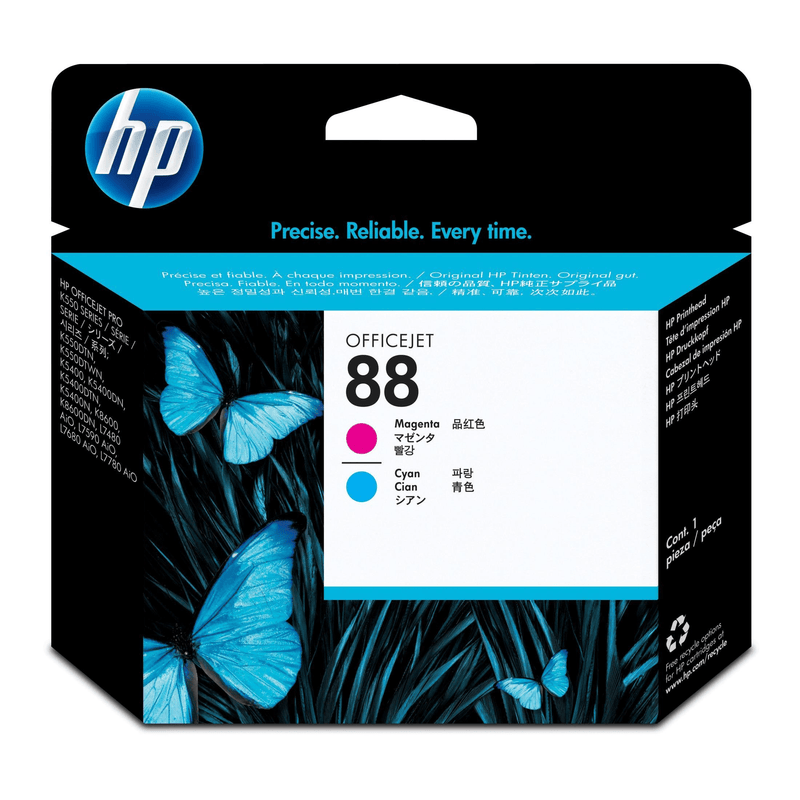 HP 88 Magenta and Cyan Original Printhead C9382A