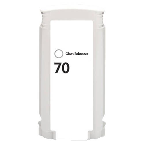 HP 70 130-ml Gloss Enhancer DesignJet Printer Ink Cartridge Original C9459A Single-pack