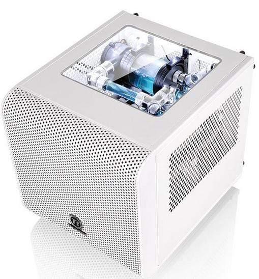 Thermaltake Core V1 Snow Edition Cube White PC Case CA-1B8-00S6WN-01