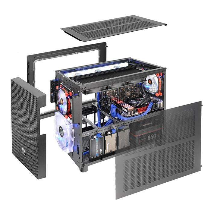 Thermaltake Core X2 Cube Black PC Case CA-1D7-00C1WN-00