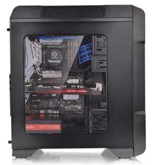 Thermaltake Versa N23 Midi Tower Black Gaming PC Case CA-1E2-00M1WN-00
