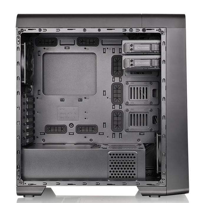 Thermaltake Versa U21 Midi Tower Black PC Case CA-1G5-00M1WN-00