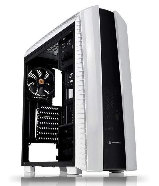Thermaltake Versa 27 Midi Tower Black and White Gaming PC Case CA-1H6-00M6WN-00