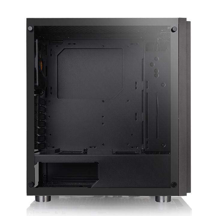 Thermaltake H100 TG Midi Tower Black PC Case CA-1L4-00M1WN-02
